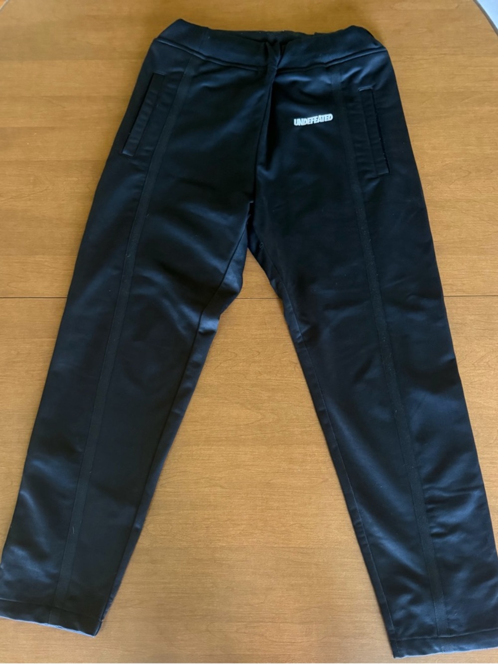 Undefeated Black Slim Jogger Pants with Subtle Logo